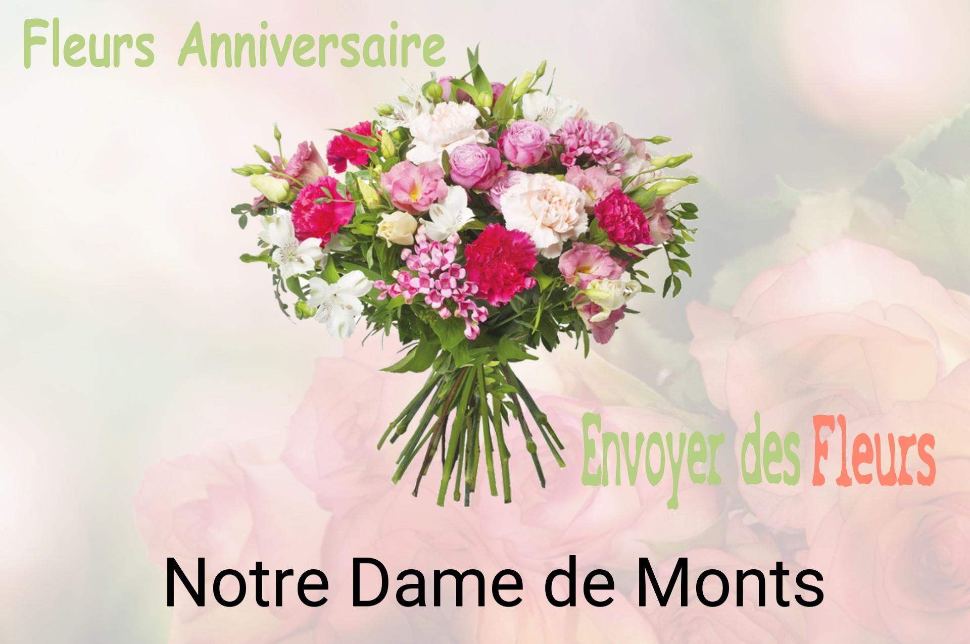 Bouquet de fleurs d’anniversaire livré à Notre-Dame-de-Monts