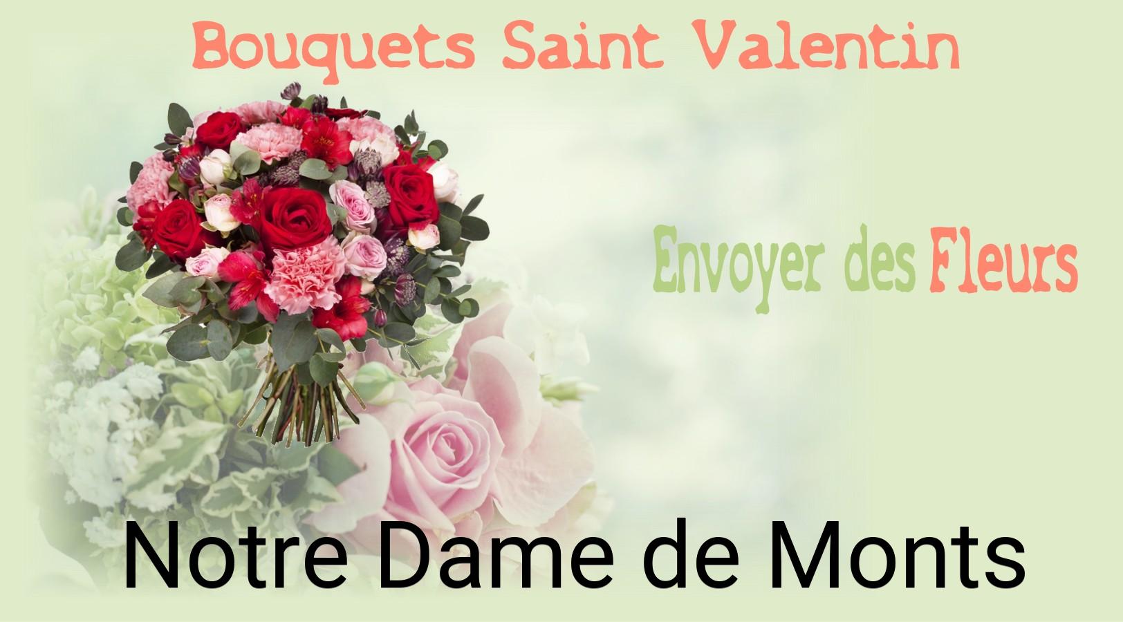 Roses de Saint-Valentin livrées à Notre-Dame-de-Monts